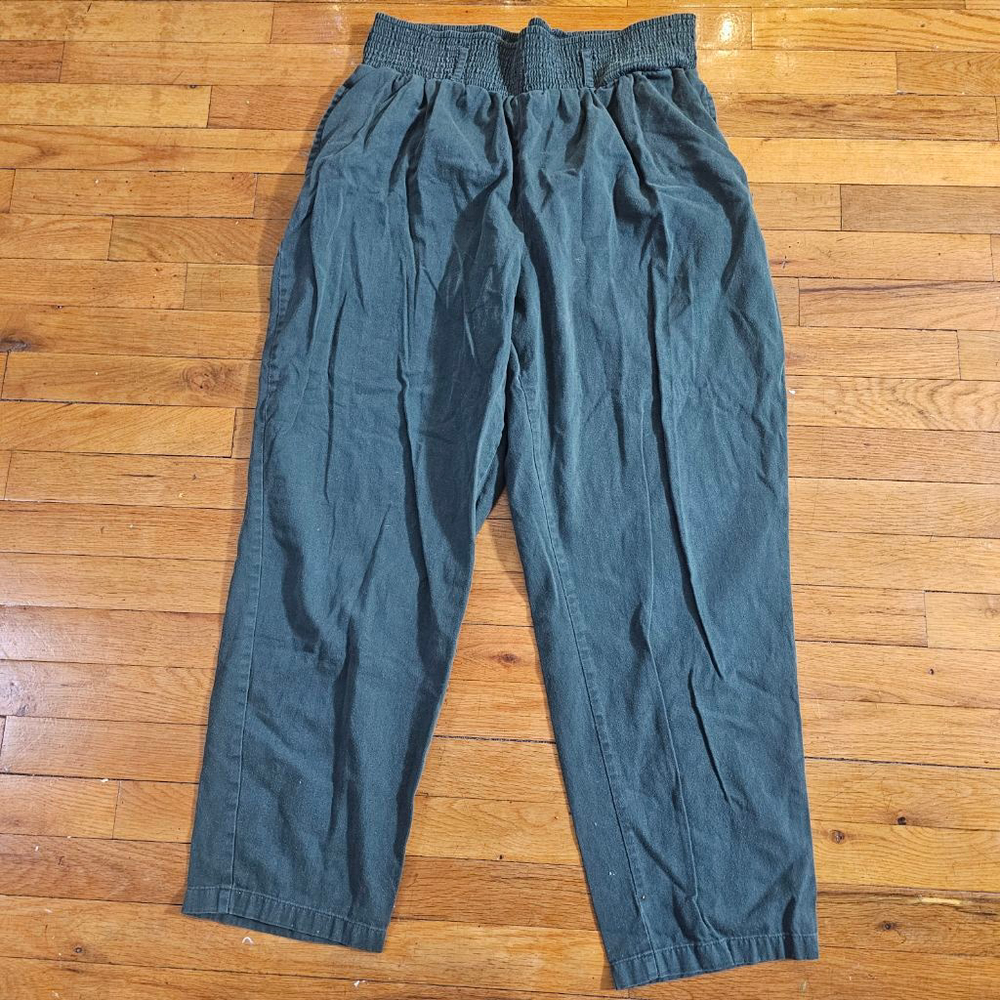 Lucy & Yak Dark Green Wide Leg Pants
